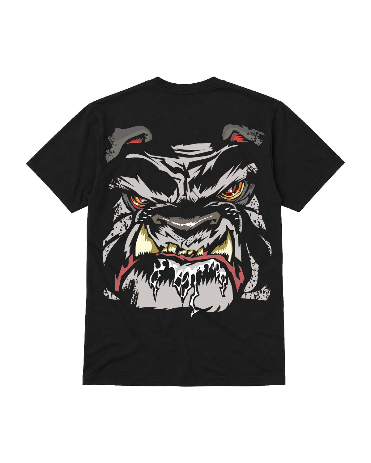Beware of Dog retro wrestling inspired premium cotton t-shirt back view | WrestleHub India