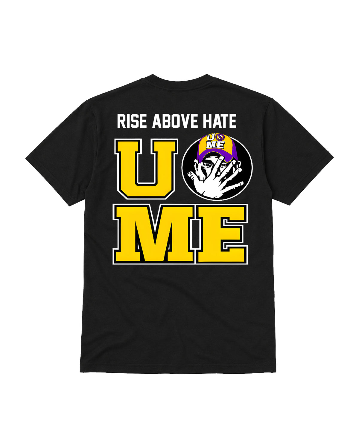 Hustle Loyalty Respect wrestling inspired premium cotton graphic t-shirt back view | WrestleHub India