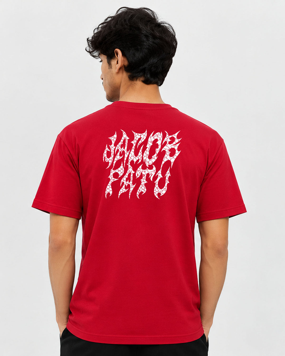 Jacob Fatu tribal wolf head t-shirt black back WrestleHub wrestling inspired tee