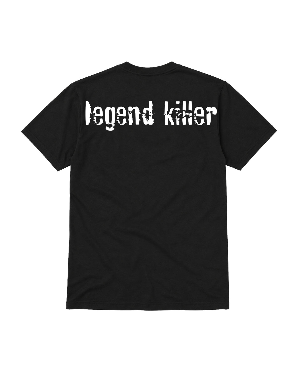 Back view of Legend Killer Style RKO Fanboy premium wrestling fan T-shirt with minimal back print by WrestleHub