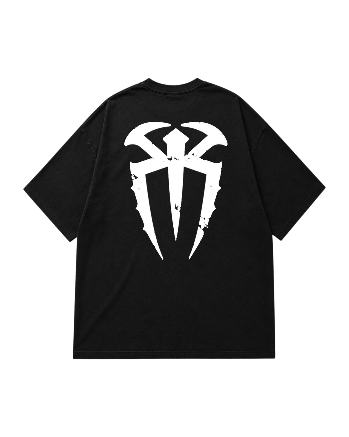 Levels Above wrestling inspired oversized cotton graphic T-shirt back view | WrestleHub India