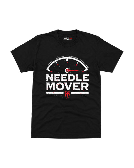Needle Mover tribal wrestling inspired graphic T-shirt with minimalist front artwork | WrestleHub India