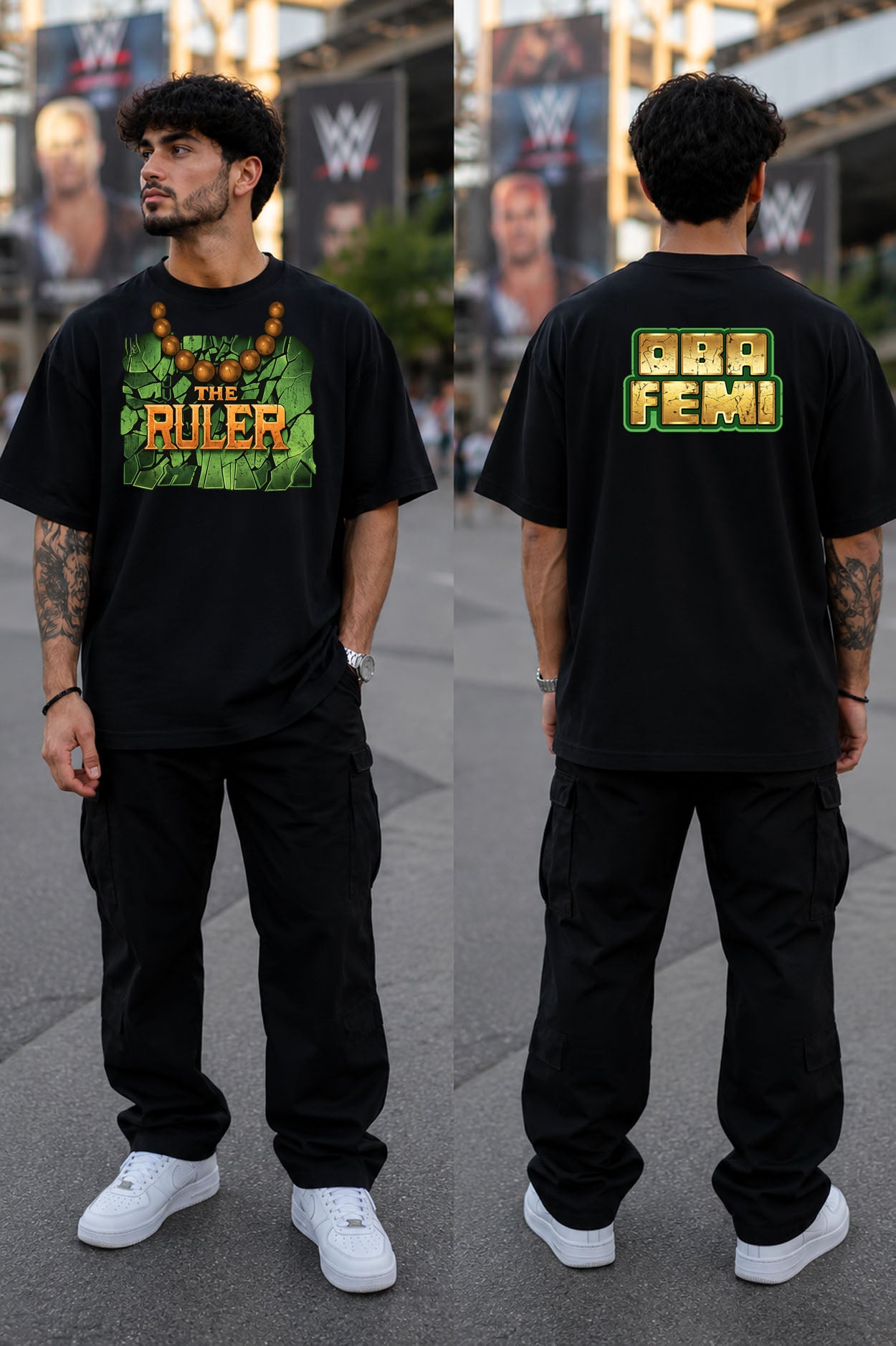 Oba Femi The Ruler T-Shirt – Premium Oversized WWE NXT Graphic Tee for Wrestling Fans by WrestleHub
