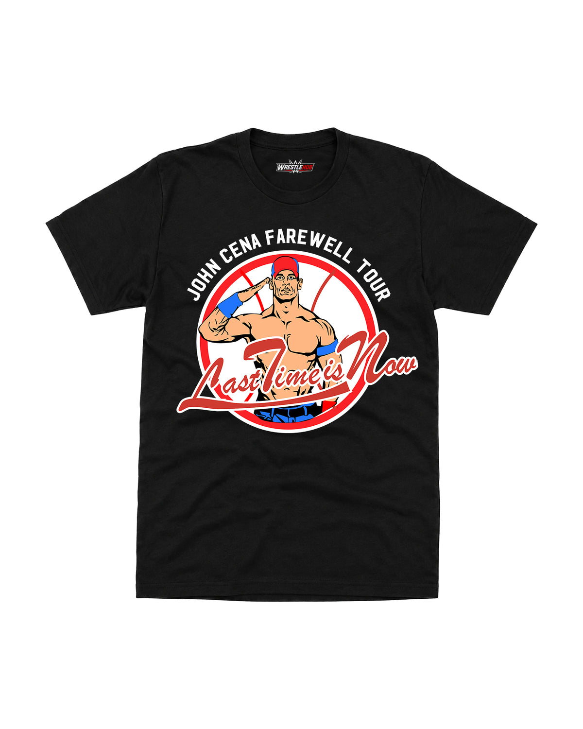 RAW Last Time Is Now wrestling inspired graphic t-shirt with bold farewell artwork front view | WrestleHub India