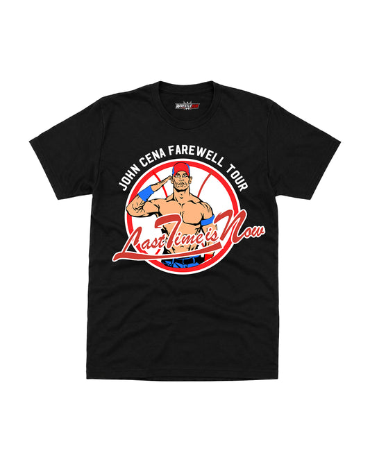 RAW Last Time Is Now wrestling inspired graphic t-shirt with bold farewell artwork front view | WrestleHub India
