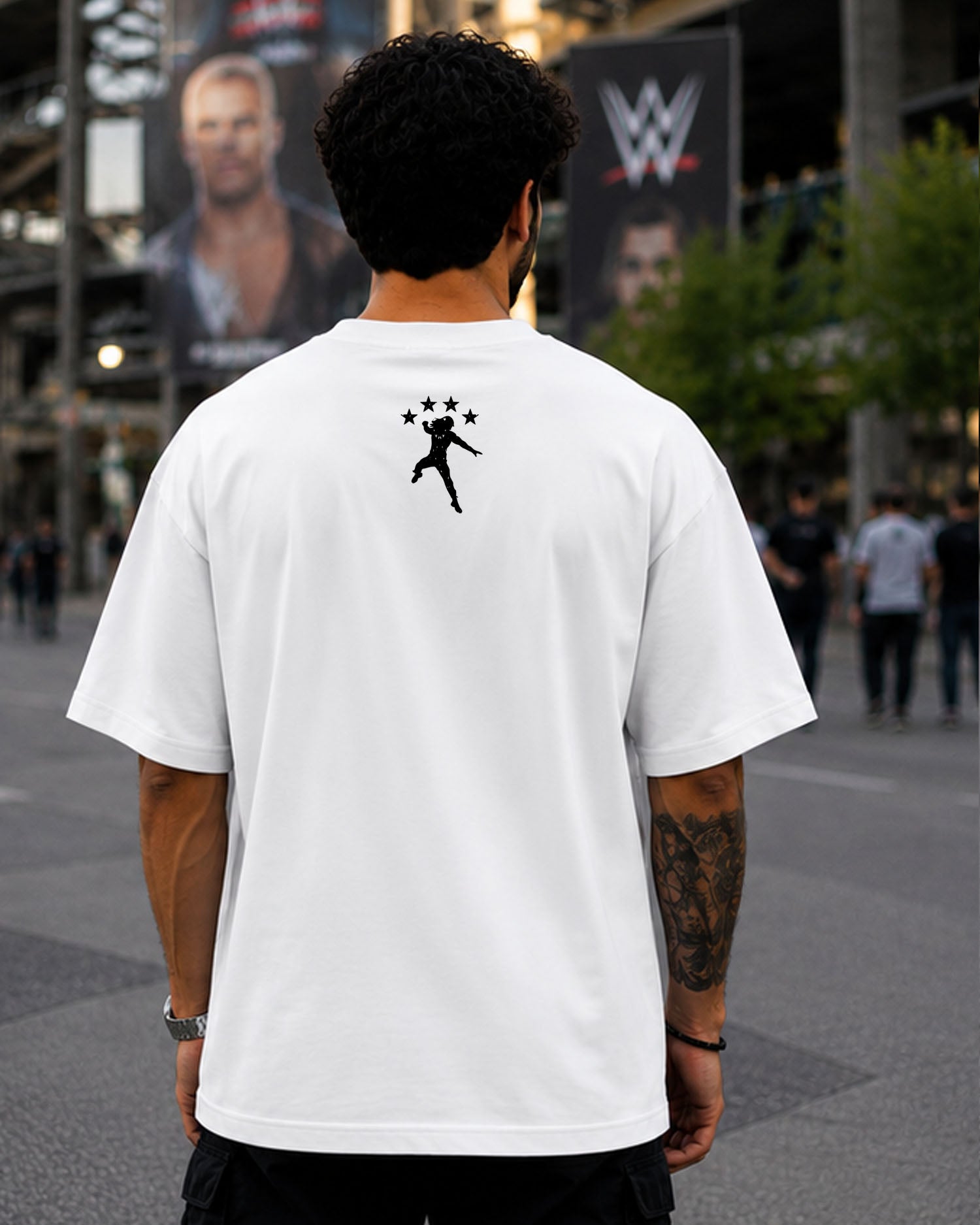 Looking for a Roman Reigns T-Shirt in India? Shop premium Tribal Logo wrestling-inspired T-shirts in Regular & Oversized fits only at WrestleHub.in.
