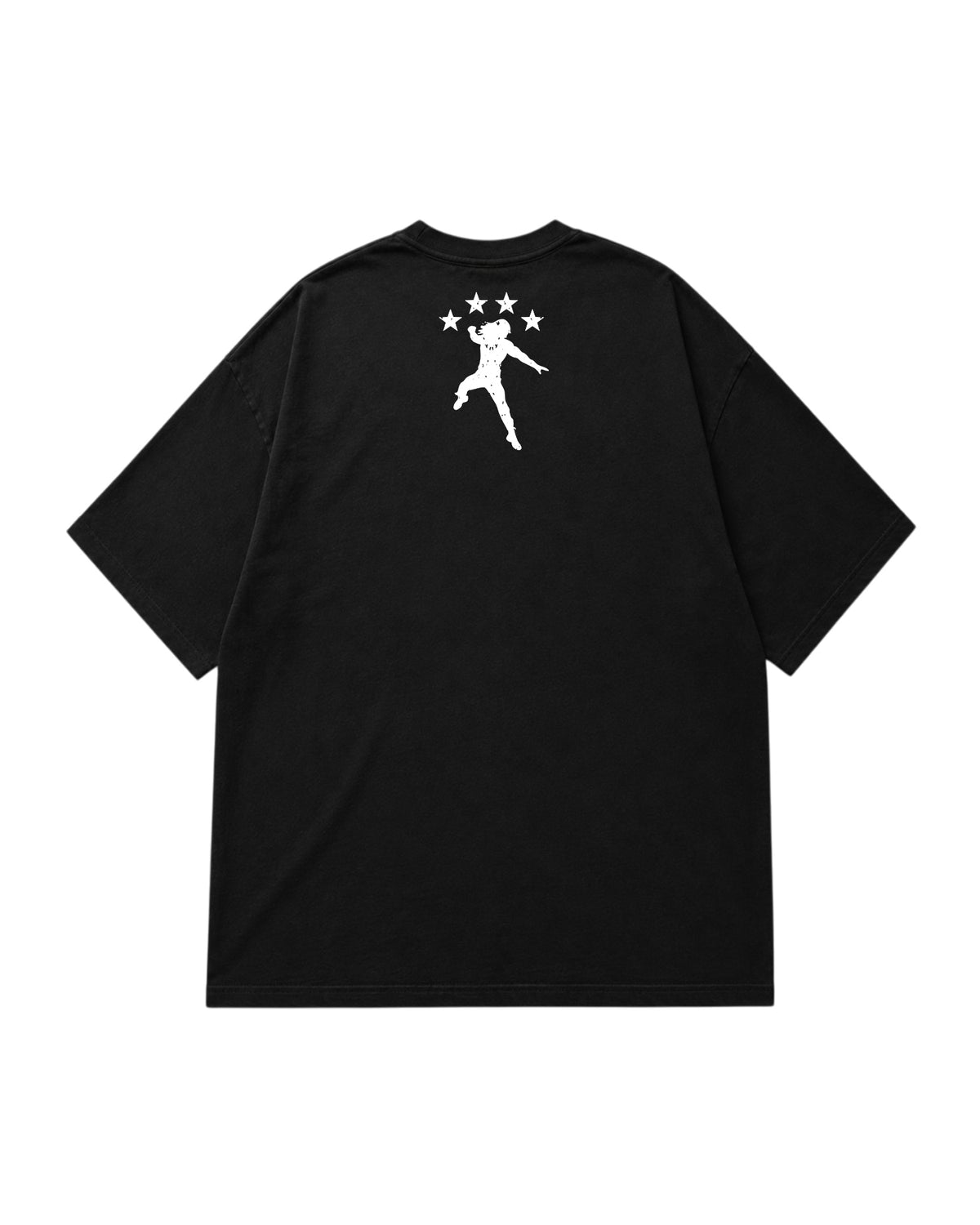Wreck Everyone and Leave wrestling inspired oversized cotton graphic T-shirt back view | WrestleHub India